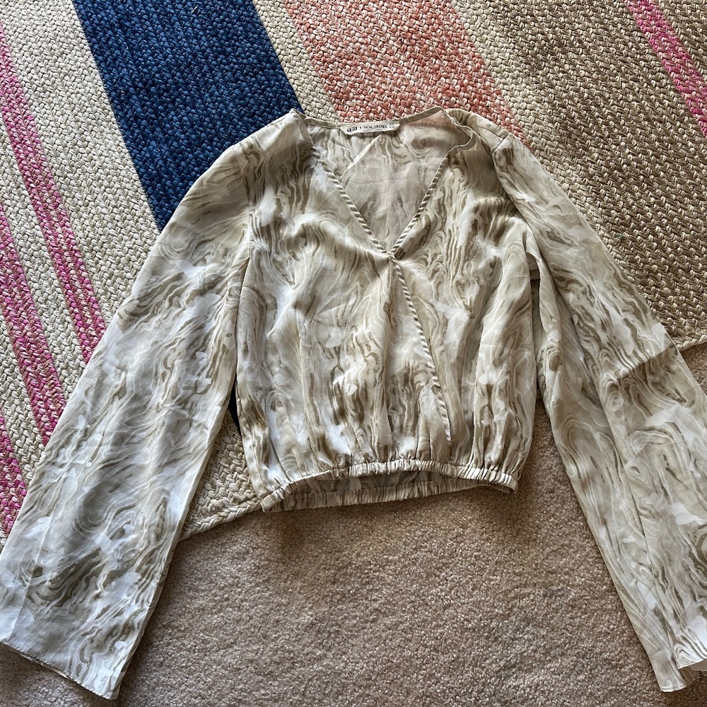 12 tribe x the salty blonde S women’s crossover top